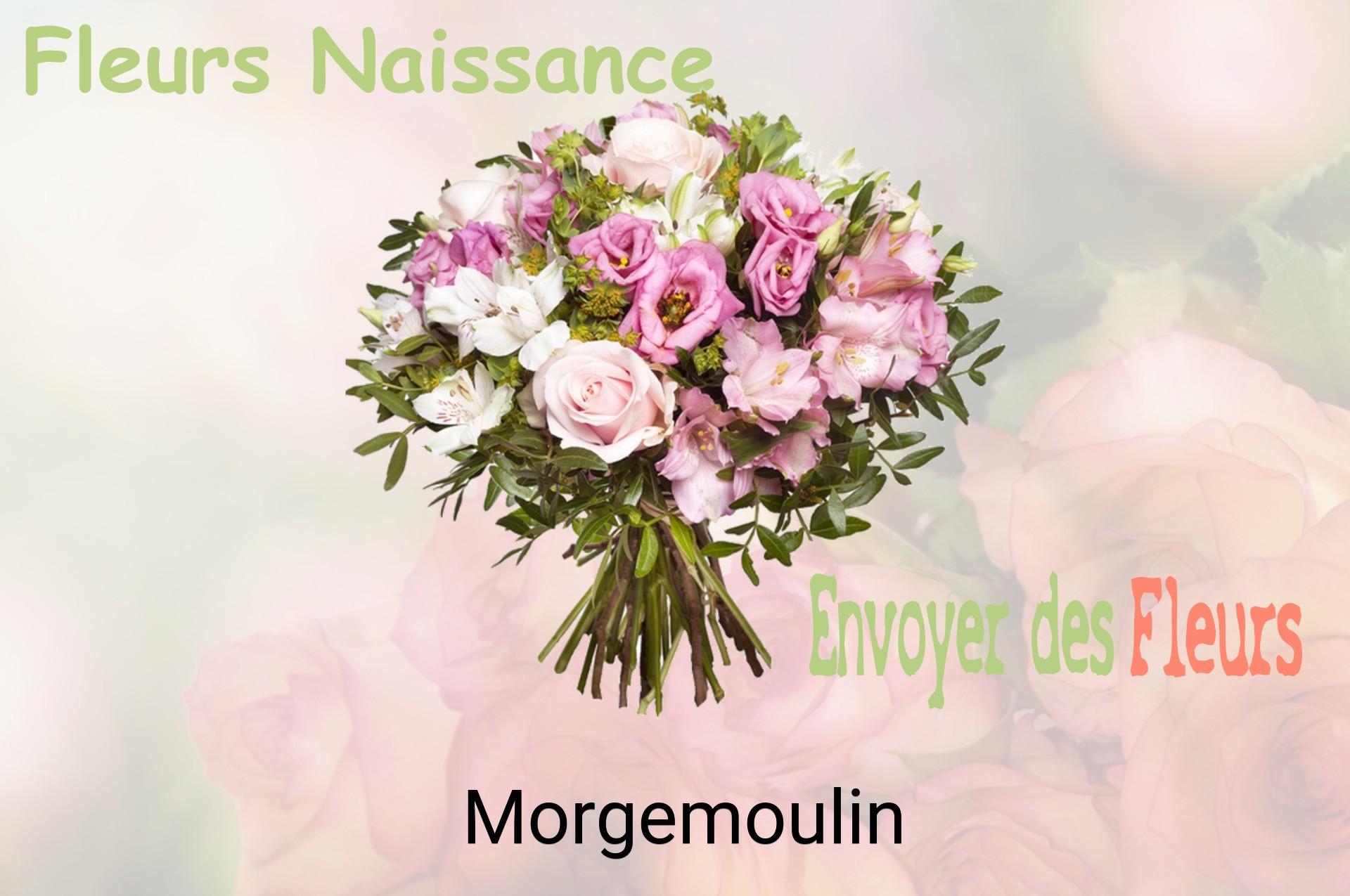 Bouquet de fleurs de naissance livré à Morgemoulin
